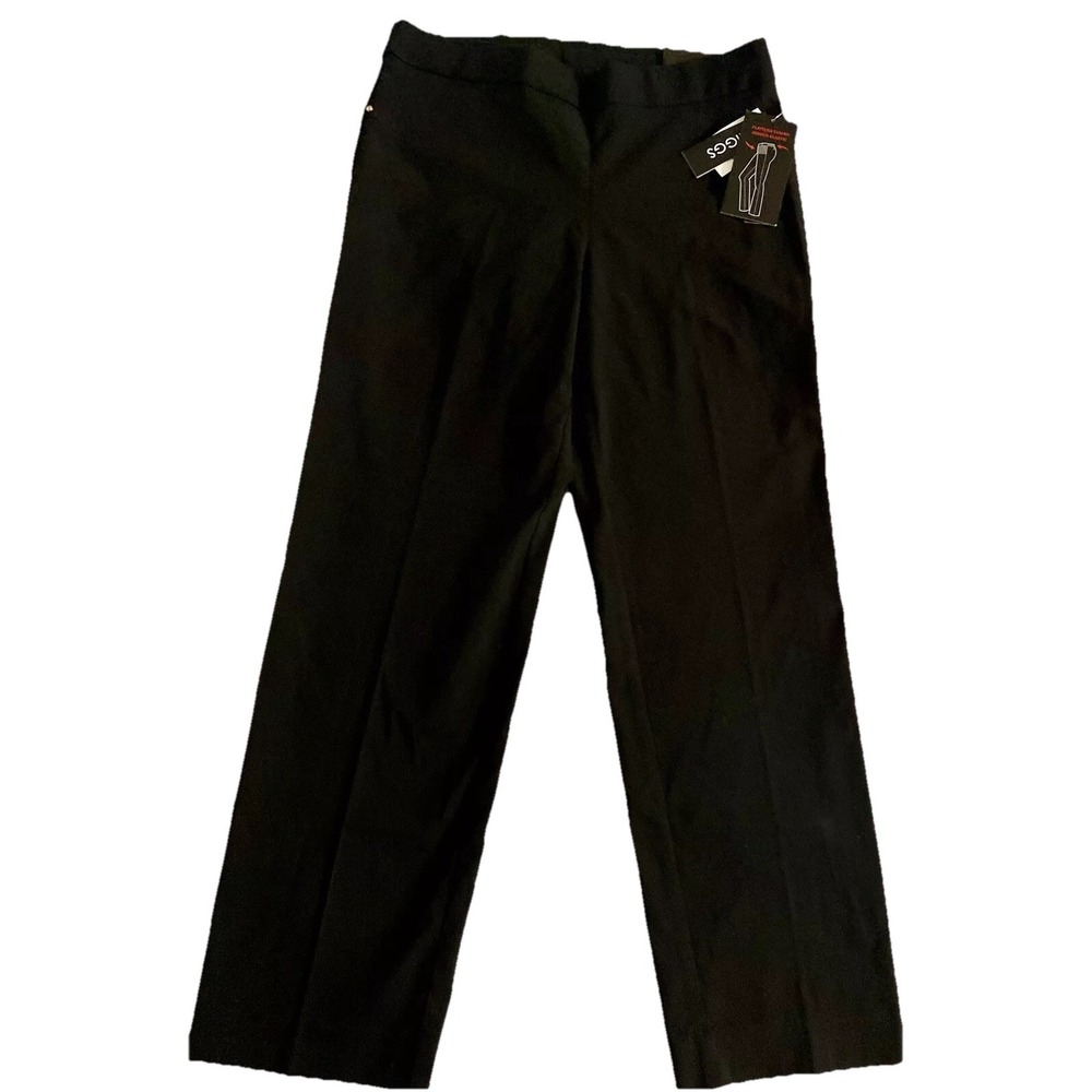 Briggs Comfort Waistband Slimming Solution Size‎ 10 Black Hidden Elastic Ankle